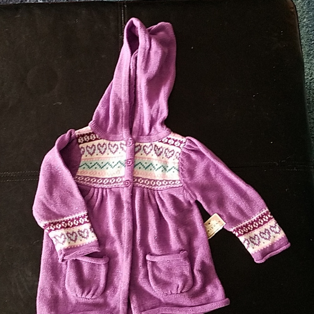3 Button Hooded sweater